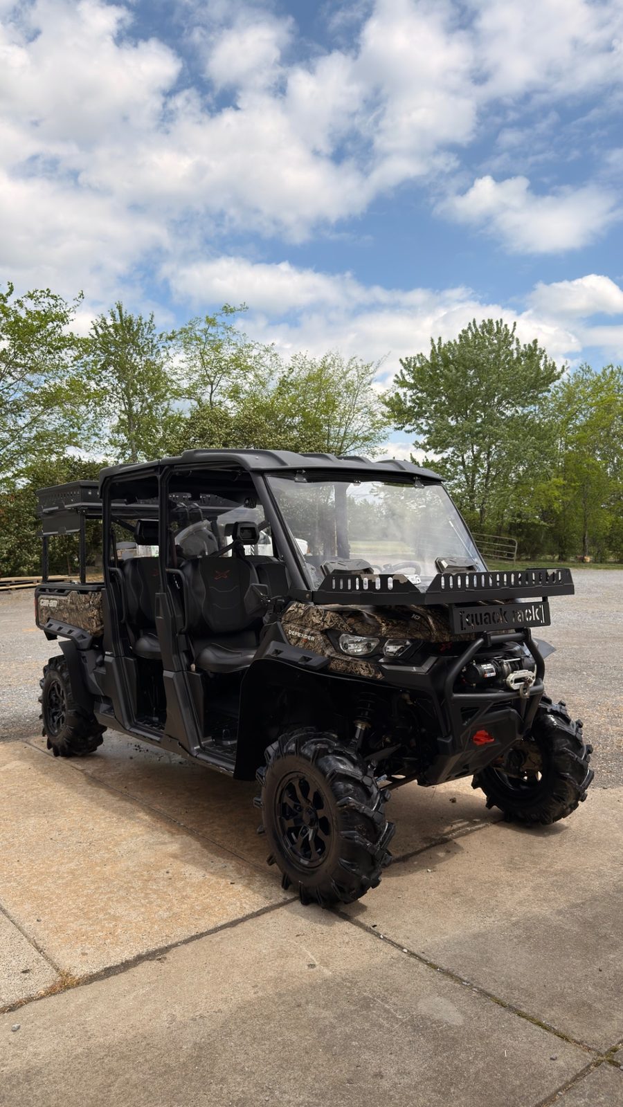 Can-Am Defender UTV spotless and clean after detailing